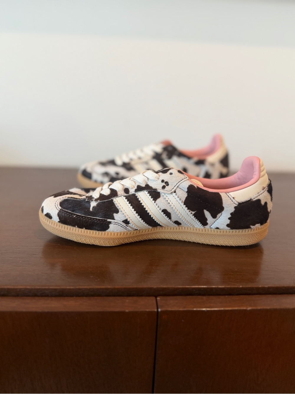 Adidas SAMBA OG 'Cow Print' Brown White Pink - Picture 5 of 13